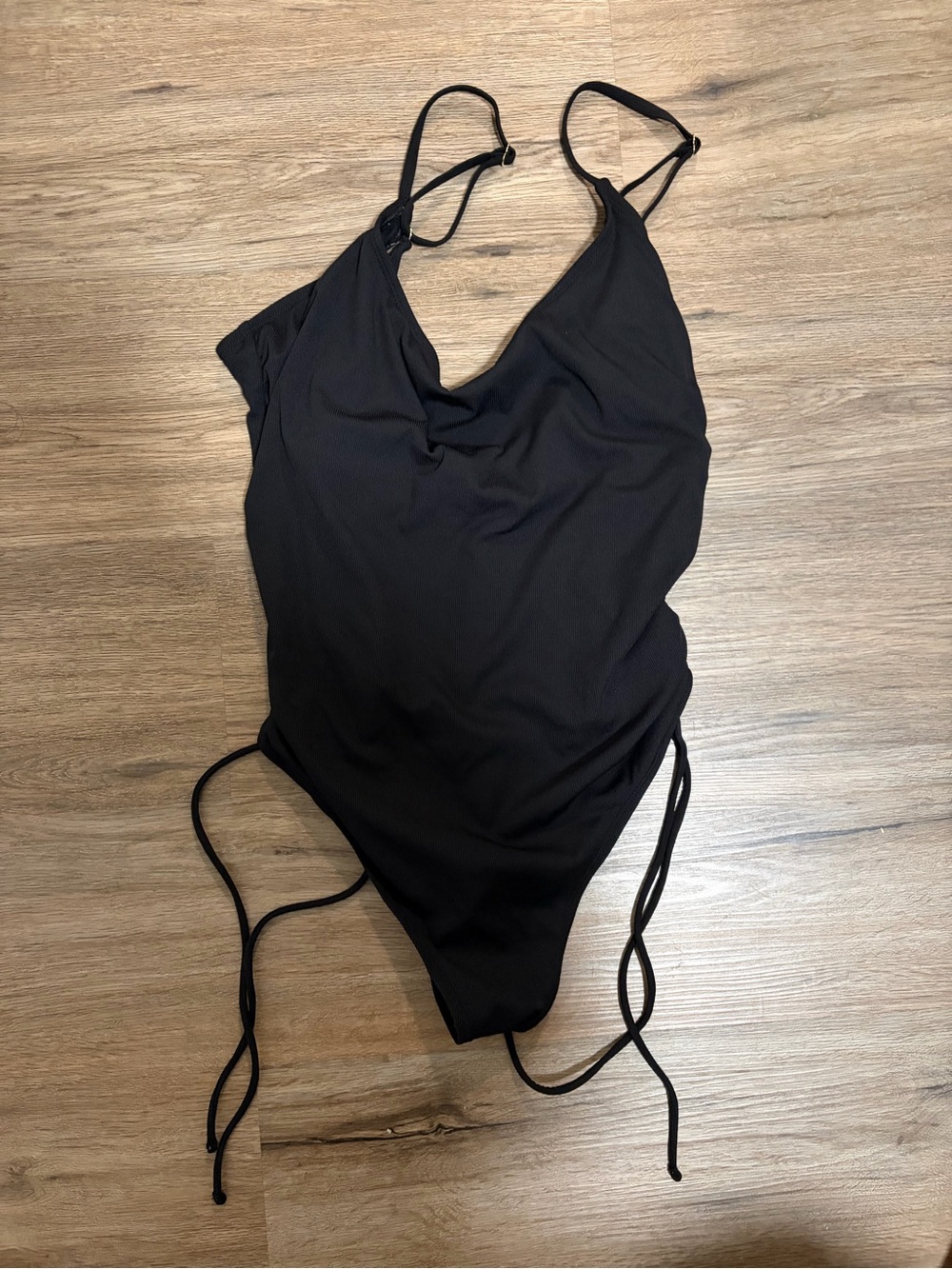 Shade & Shore Black One-Piece Swimsuit